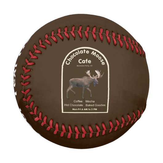 Chocolate Moose Café Baseball (Vorderseite Links)