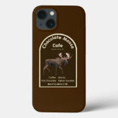 Chocolate Moose Café Case-Mate iPhone Hülle (Rückseite)