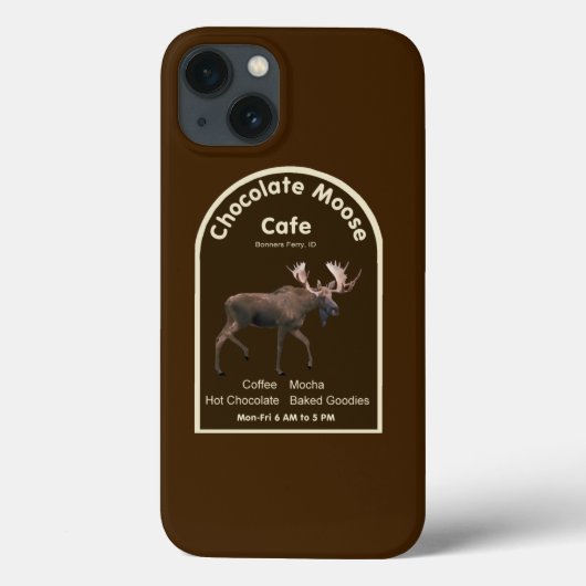 Chocolate Moose Café Case-Mate iPhone Hülle (Rückseite)