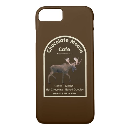 Chocolate Moose Café Case-Mate iPhone Hülle (Rückseite)