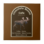 Chocolate Moose Café Fliese (Vorderseite)