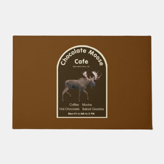 Chocolate Moose Café Fußmatte (Vorderseite)