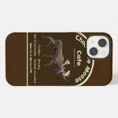 Chocolate Moose Café iPhone Hülle (Rückseite (Horizontal))