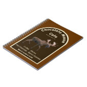 Chocolate Moose Café Notizblock (Linke Seite)