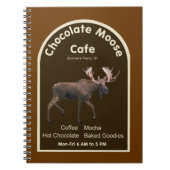Chocolate Moose Café Notizblock (Vorderseite)