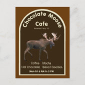 Chocolate Moose Café Postkarte (Vorderseite)
