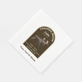 Chocolate Moose Café Serviette (Ecke)