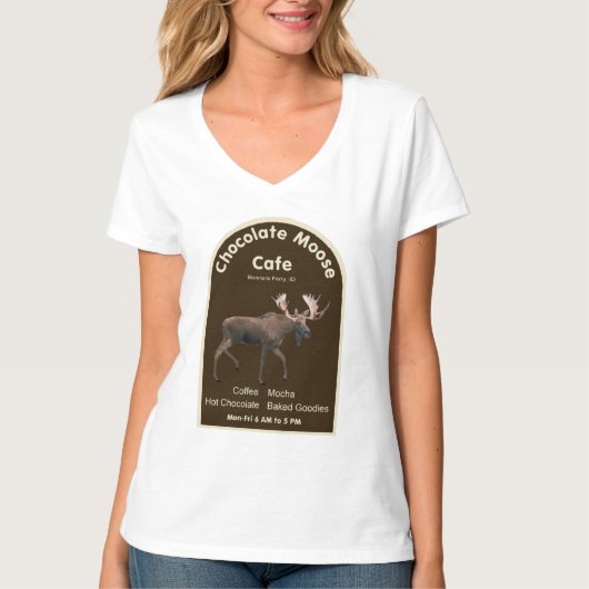 Chocolate Moose Café T-Shirt (Vorderseite)