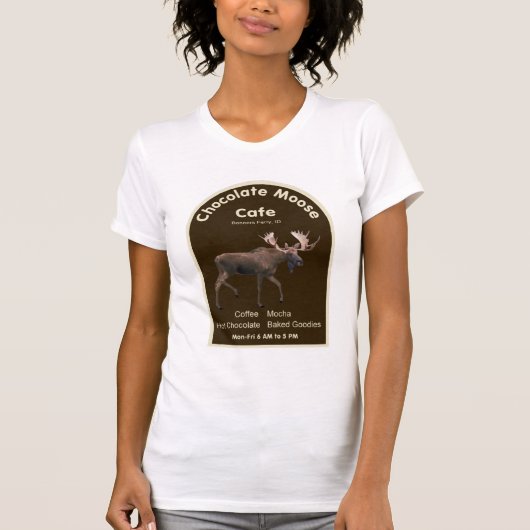 Chocolate Moose Café T-Shirt (Vorderseite)