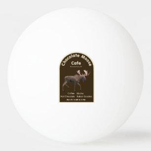 Chocolate Moose Café Tischtennisball