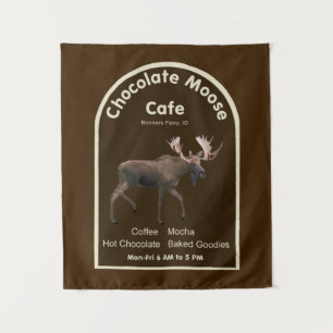 Chocolate Moose Café Wandteppich