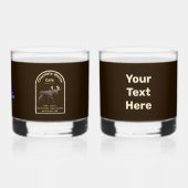 Chocolate Moose Café Whiskyglas (Vorderseite)