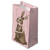 Chocolate-Osterhase Kleine Geschenktüte (Rückseite Schrägansicht)