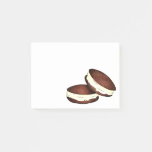 Chocolate PA Dutch Whoopie Pies Feinschmecker Post Post-it Klebezettel