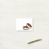 Chocolate PA Dutch Whoopie Pies Feinschmecker Post Post-it Klebezettel (Auf Schreibtisch)