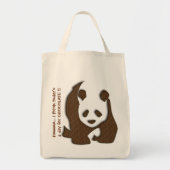 Chocolate Panda Tasche (Vorne)