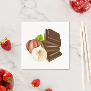 Chocolate Paper Napkins Serviette