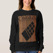 Chocolate Periodic Table Elements Chocoholic Choco Sweatshirt (Vorderseite)