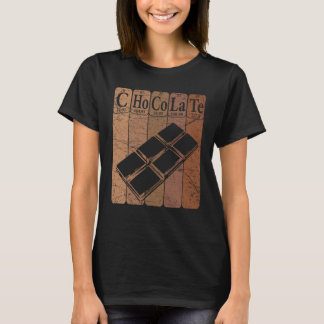 Chocolate Periodic Table Elements Chocoholic Choco T-Shirt