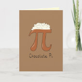 Chocolate Pi Day Symbol Math Lehrer Funny Karte (Vorderseite)