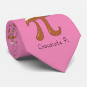Chocolate Pi Day Symbol Math Lehrer Funny Krawatte (Gerollt)