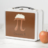 Chocolate Pi Day Symbol Math Lehrer Funny Metall Brotdose (Beispiel)