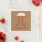 Chocolate Pi Day Symbol Math Lehrer Funny Serviette (Beispiel)