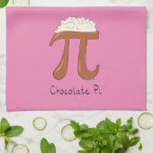 Chocolate Pi Mathe Niedlich Pie Backen Küchentuch (Gefaltet)