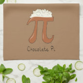 Chocolate Pi Mathe Niedlich Pie Backen Küchentuch (Gefaltet)
