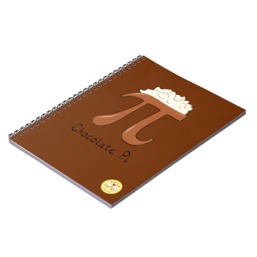 Chocolate Pi Niedlich Mathe Pi Day Notebook Notizblock (Linke Seite)