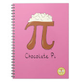 Chocolate Pi Niedlich Mathe Pi Day Notebook Notizblock (Vorderseite)