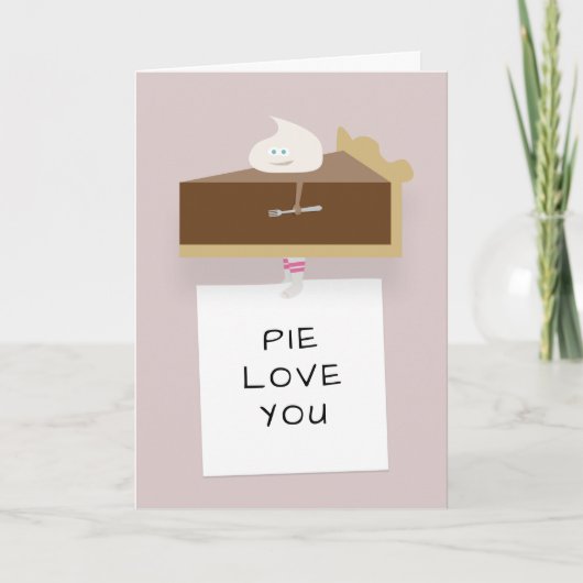 Chocolate Pie Karte (Vorderseite)