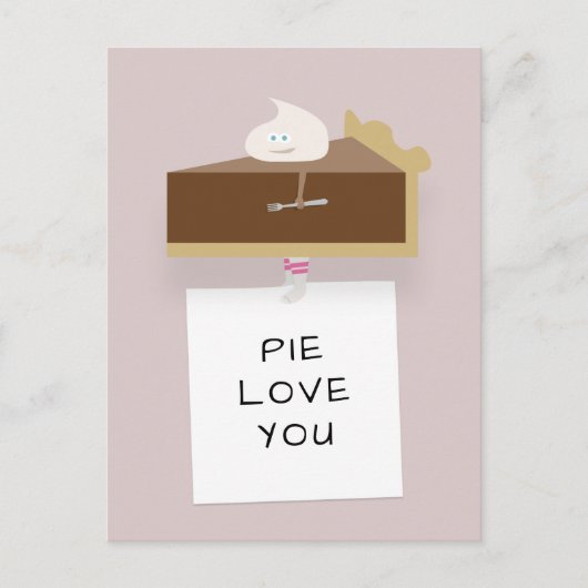 Chocolate Pie Postkarte (Vorderseite)