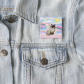 Chocolate Point Himalayan-Katze Engel Button (Beispiel)