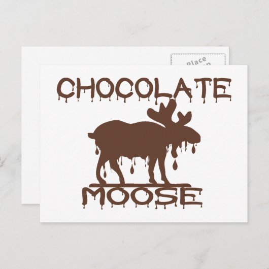 Chocolate Postkarte (Vorne/Hinten)