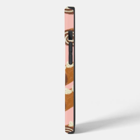 Chocolate Roll Cake Case-Mate iPhone Hülle (Rückseite / Links)