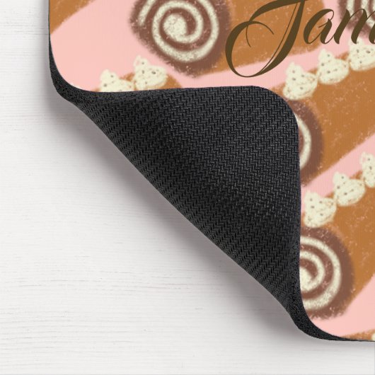 Chocolate Roll Cake Mousepad (Ecke)