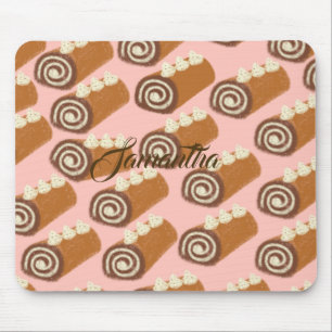 Chocolate Roll Cake Mousepad