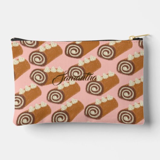 Chocolate Roll Cake Zubehörtasche (Rückseite)