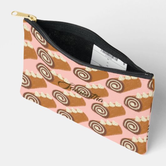 Chocolate Roll Cake Zubehörtasche (Offen)