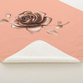 Chocolate Rose Glaze Sherpadecke (3/4)