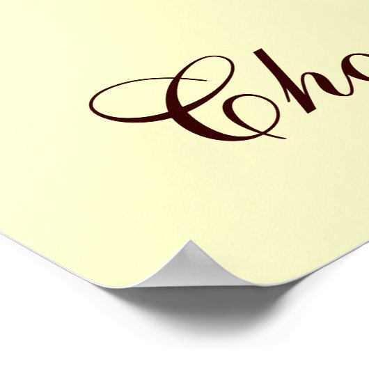 Chocolate Runner Duck Family Poster (Ecke)