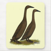 Chocolate Runner Ducks Mousepad (Vorne)