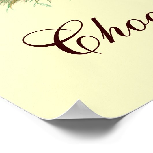 Chocolate Runner Ducks Poster (Ecke)