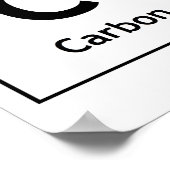 CHoCoLaTe Science Periodic Table Wordelements Poster (Ecke)