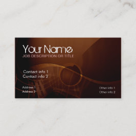 Chocolate Sounds Business Card Visitenkarte