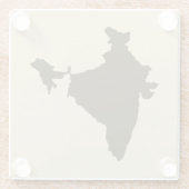 Chocolate Spice Moods Indien Glasuntersetzer (Rückseite)