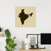 Chocolate Spice Moods Indien Poster (Heimbüro)