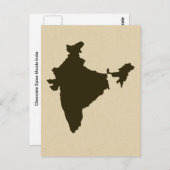 Chocolate Spice Moods Indien Postkarte (Vorne/Hinten)