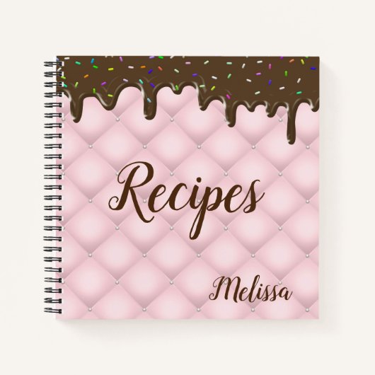 Chocolate Sprinkle Cake Monogram Rezept Buch (Vorderseite)